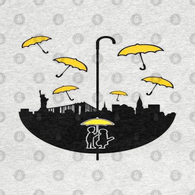 How I Met Your Mother Umbrella by one-broke-kid